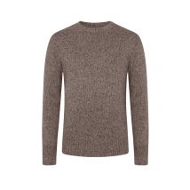Phil Petter Strick-Pullover in Melange-Optik mit Alpakawolle in XL