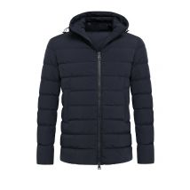 Herno Wasserabweisende Leichtdaunenjacke mit Kapuze in 54