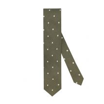 Gierre Milano Seidenkrawatte mit Punktmuster in 0