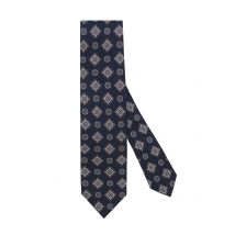 Gierre Milano Seidenkrawatte mit Medaillon-Print in 0