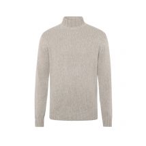 Fedeli Melierter Rollkragenpullover aus einem Alpaka-Wolle-Mix in 52