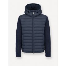 Colmar Originals Gesteppte Hybrid-Kapuzenjacke mit Strickärmeln in 50