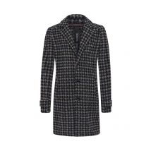 Distretto Wende-Kurzmantel aus einem Woll-Mix mit fallendem Revers in 48