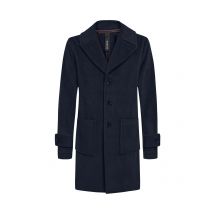 Distretto Teilgefütterter Kurzmantel mit fallendem Revers in 52