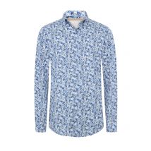 Fil Noir Casual-Hemd mit floralem Print und Kentkragen, Shaped Fit in 40