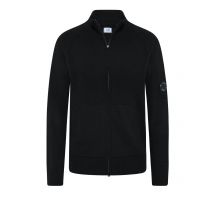 C.P. Company Softe Strickjacke mit Lammwolle und Zip in XL