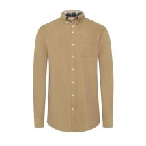 R2 Softes Flanellhemd mit Button-Down-Kragen und Brusttasche in S
