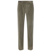 Berwich Feincordhose mit Bundfalte und Riegelverschluss in 44