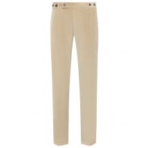 Berwich Feincordhose mit Bundfalte und Riegelverschluss in 50