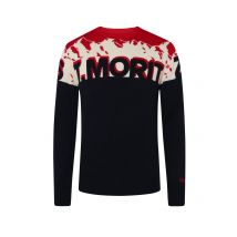 Mc2 Saint Barth Rundhalspullover aus einem Wolle-Kaschmir-Mix mit St. Moritz-Motiv in S
