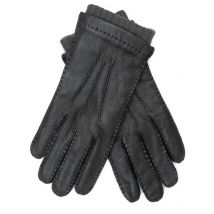 EEM Fashion Lederhandschuhe mit Strickbündchen in M