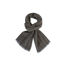 Dante Softer Wollschal mit Kleinmuster und Fransen in 0