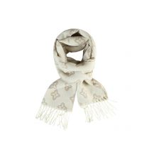 Dante Gemusterter Schal aus einem Wolle-Kaschmir-Mix in 0