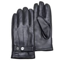 Pearlwood Weiche Lederhandschuhe mit Microfaser-Innenfutter und Touchscreen-Funktion in XL