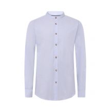 Amsel Trachtenhemd mit Fineliner-Streifen und Stehkragen, Slim Fit in M