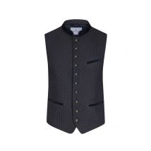 Amsel Trachtenweste aus einem Baumwollgemisch mit Muster in 48