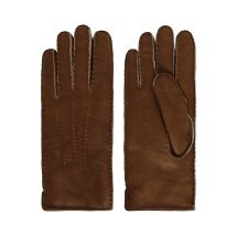 Werner Christ Warm gefütterte Handschuhe aus weichem Lammleder in 9,5
