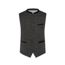 Gottseidank Trachtenweste Konstantin mit Strick-Rautenmuster und Seidenanteil in 54