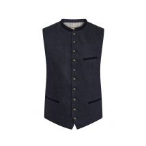 Gottseidank Trachtenweste Konstantin mit Samtbesatz und Kaschmiranteil in 58