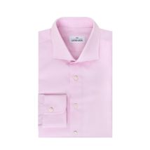 Alessandro Gherardi Leichtes Twill-Hemd aus Baumwolle mit Haifischkragen, Regular FIt in 42