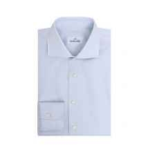 Alessandro Gherardi Leichtes Twill-Hemd aus Baumwolle mit Haifischkragen, Regular FIt in 38