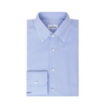 Alessandro Gherardi Leichtes Baumwollhemd mit Button-Down-Kragen, Regular Fit in 45