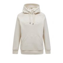 Peak Performance Unifarbener Hoodie mit gesticktem Label-Schriftzug in S