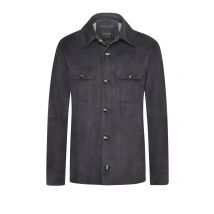 AGF Marostica Weiche Velourslederjacke in Overshirt-Optik in 48