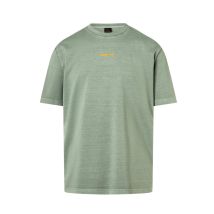 Fire+Ice T-Shirt aus Baumwolle mit gummiertem Label-Schriftzug in M