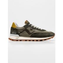 No Map Society Runner-Sneaker aus einem Canvas-Veloursleder-Mix in 42