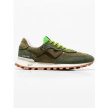 No Map Society Runner-Sneaker aus einem Canvas-Veloursleder-Mix in 43