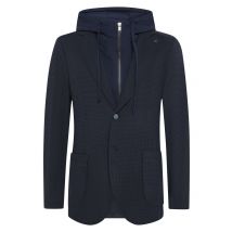 Distretto Hybrid-Sakko Rufino in Hoodie-Optik mit Kapuze in 54