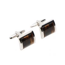 Lindenmann Manschettenknöpfe mit eingelassenem Farbverlauf in 0