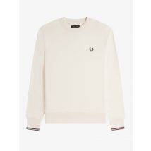 Fred Perry Sweatshirt aus Baumwolle mit Logo-Stickerei und Streifenakzenten in L