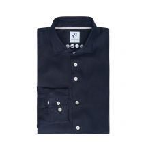 R2 Leichtes unifarbenes Leinenhemd in XL