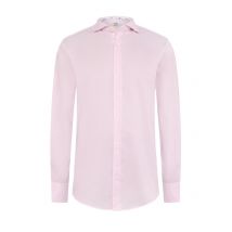 Fil Noir Leichtes Baumwollhemd mit Haifischkragen in 38