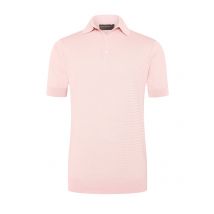 Filippo De Laurentiis Softes Poloshirt aus Baumwolle mit Waffelstruktur in 52