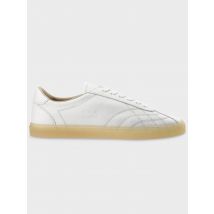 Copenhagen Retro-Sneaker aus genarbtem Nappaleder mit Label-Gravur in 43