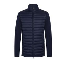 Colmar Originals Hybride Strickjacke mit Steppfront und Label-Aufnäher in 48