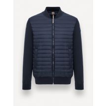 Colmar Originals Hybride Strickjacke mit Steppfront und Label-Aufnäher in 50