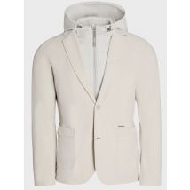 Alpha Tauri 4-Way Stretch-Sakko mit heraustrennbarer Kapuzenblende in M