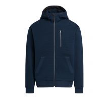 Alpha Tauri Sweatjacke aus einem Stretch-Feinripp mit Kapuze in M