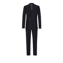 Sartoria Latorre Einreihiger Anzug aus Schurwolle mit fallendem Revers in 52