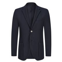 Harris Wharf London Strukturiertes Sakko aus Baumwolle mit fallendem Revers in 46