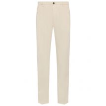 Four.ten Chino aus einem Leinenmix mit Fischgrätstruktur in 54