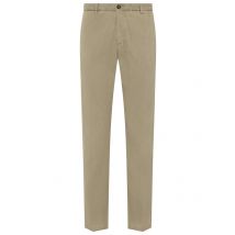 Four.ten Chino aus einem Leinenmix mit Fischgrätstruktur in 50