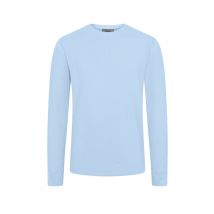 Ferrante Rundhalspullover aus Baumwolle mit Reiskornstruktur in 50