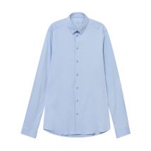 MOS MOSH Gallery Unifarbenes Jerseyhemd Marco mit Under-Button-Down-Kragen in M