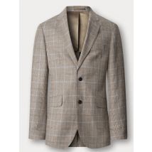 Hackett London Teilgefüttertes Woll-Sakko mit Leinen und Seide, Tailored Fit in 50