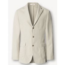 Hackett London Ungefüttertes 3-Knopf Sakko mit Leinen und Blasebalgtaschen, Tailored Fit in 50